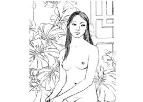 線(xiàn)條法人體素描的寫(xiě)生步驟