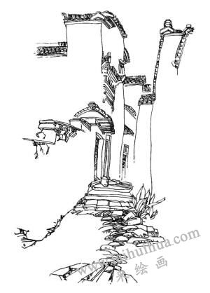 風(fēng)景素描的寫生步驟02