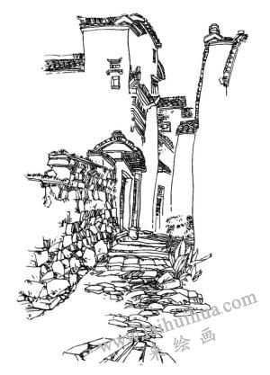 風(fēng)景素描的寫生步驟03