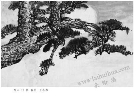 松樹畫法