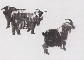 山水畫點(diǎn)景動物畫法