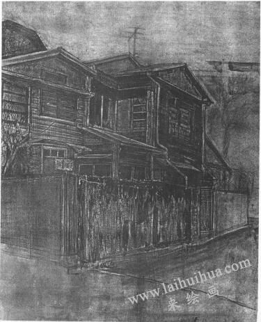建筑物素描01