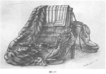 包類素描的表現(xiàn)方法步驟05