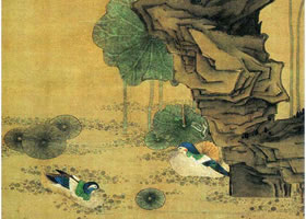 陳洪綬《荷花鴛鴦圖》賞析