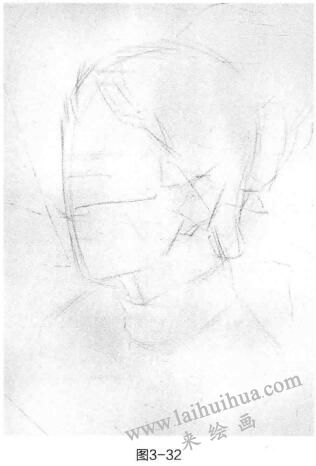 人物頭部素描的步驟和方法01