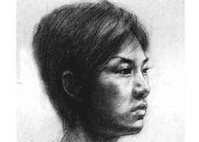 人物頭部素描實(shí)訓(xùn)案例四