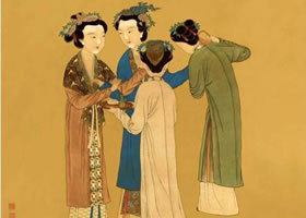 唐寅《孟蜀宮妓圖》賞析