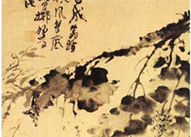 徐渭《墨葡萄圖》賞析
