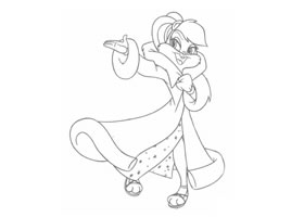 動物卡通畫的擬人化造型