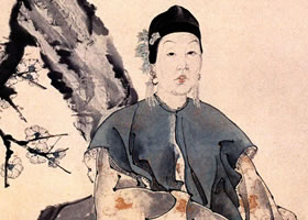 任伯年《胡公壽夫人像》欣賞