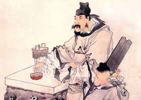 任伯年《焚香告天》欣賞