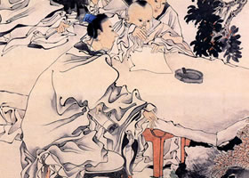 任伯年《丹桂五枝芳》欣賞