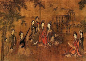 阮郜《閬苑女仙圖》賞析