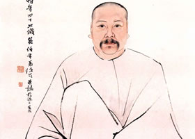 任伯年《陸書城像》欣賞