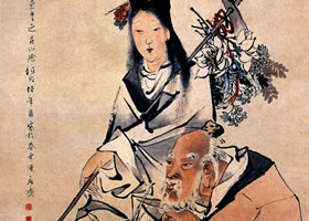 任伯年《獻(xiàn)壽圖》欣賞