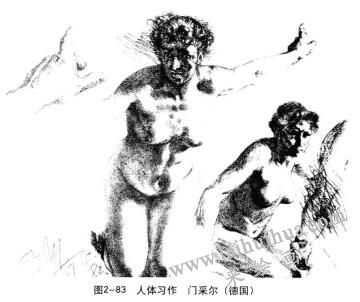 明暗人體習(xí)作