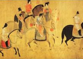 張萱《虢國夫人游春圖》