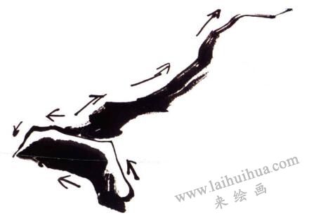 梅花的畫法步驟01