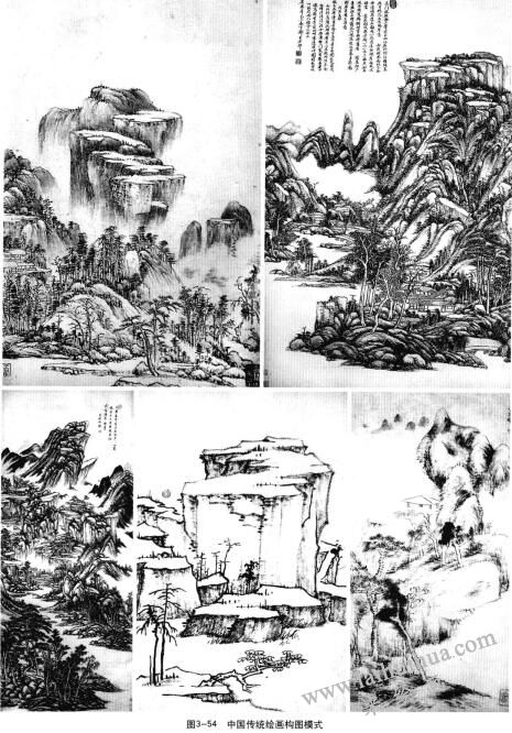中國傳統(tǒng)繪畫構圖模式