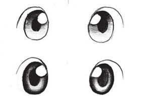 眼睛的素描畫(huà)法步驟