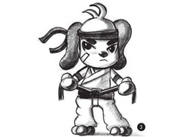 人物的創(chuàng)意素描畫法步驟