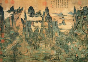 李昭道《明皇幸蜀圖》賞析