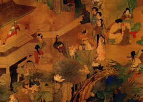任伯年《群仙祝壽圖》欣賞
