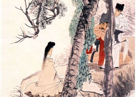 任伯年《玉局參禪圖》欣賞