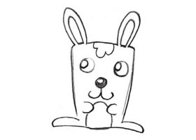 兔子的創(chuàng)意素描畫(huà)法