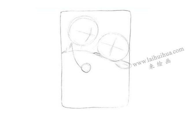 小女孩抱著兔子玩具睡覺創(chuàng)意素描畫法步驟01