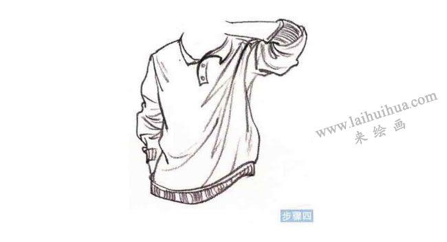 人體軀干速寫刻畫步驟04