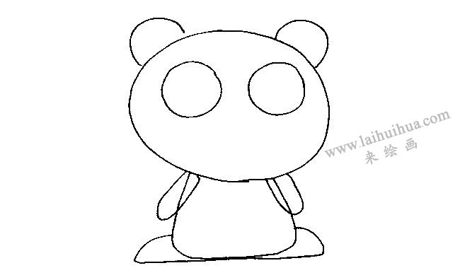 小松鼠卡通畫造型01