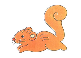 松鼠卡通畫(huà)法