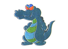 鄂魚(yú)卡通畫(huà)