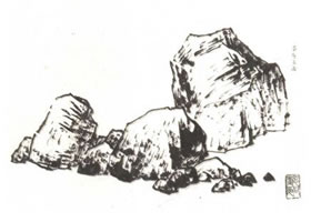 中國畫畫山石技法