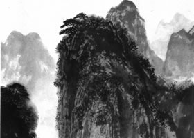 中國山水畫的填色方法