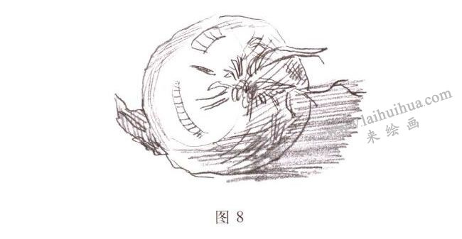 洋蔥水彩畫寫生步驟01