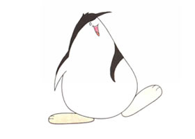 企鵝兒童卡通畫