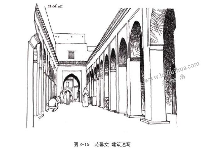 范馨文 建筑速寫