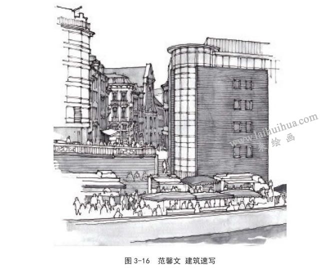 范馨文 建筑速寫02