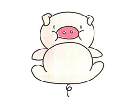 小豬兒童卡通畫