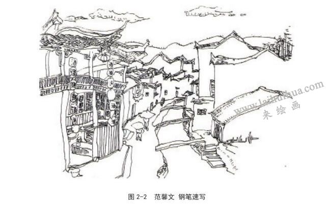 范馨文  鋼筆速寫