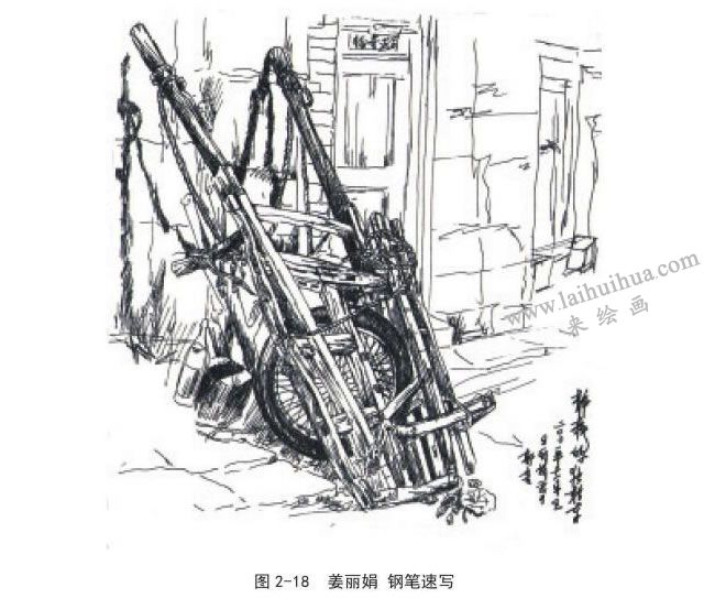 風(fēng)景速寫支點(diǎn)形構(gòu)圖