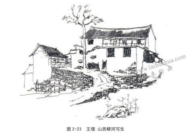 王璟 山西蟒河寫生