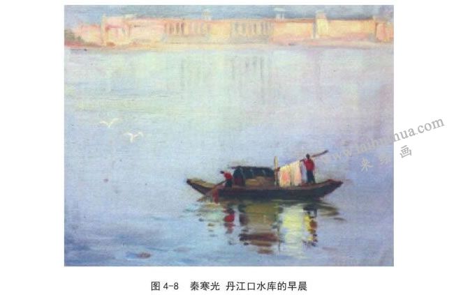 秦寒光   丹江口水庫的早晨風(fēng)景速寫作品