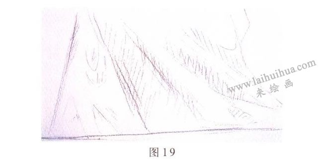 襯布水彩畫寫生步驟01