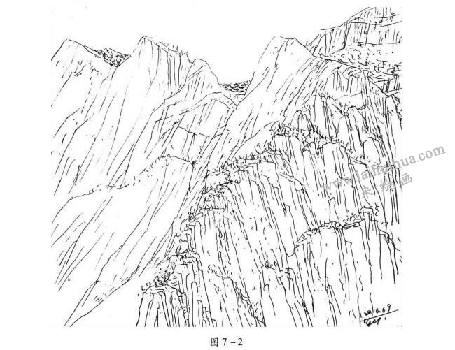 山石的結(jié)構(gòu),山石速寫