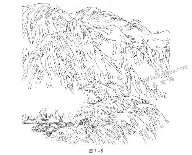 山石的表現(xiàn)技法04