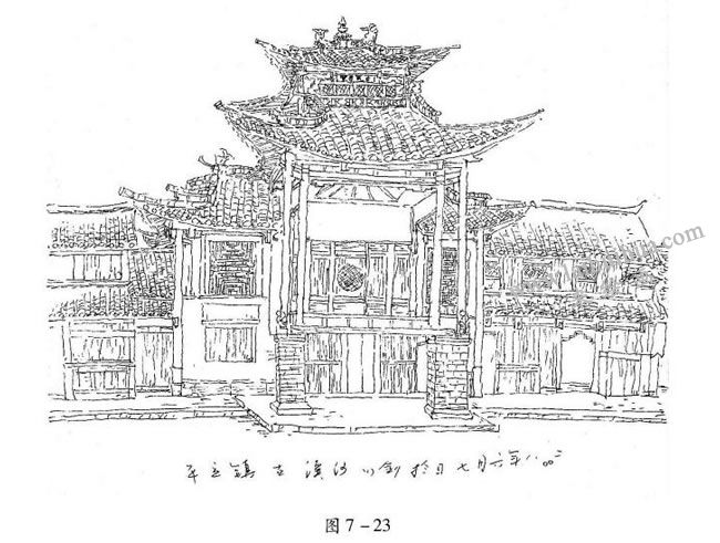 房頂速寫畫法02