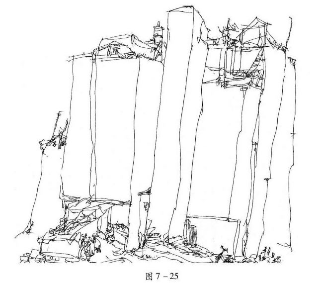 現(xiàn)代房屋速寫(xiě)畫(huà)法解析